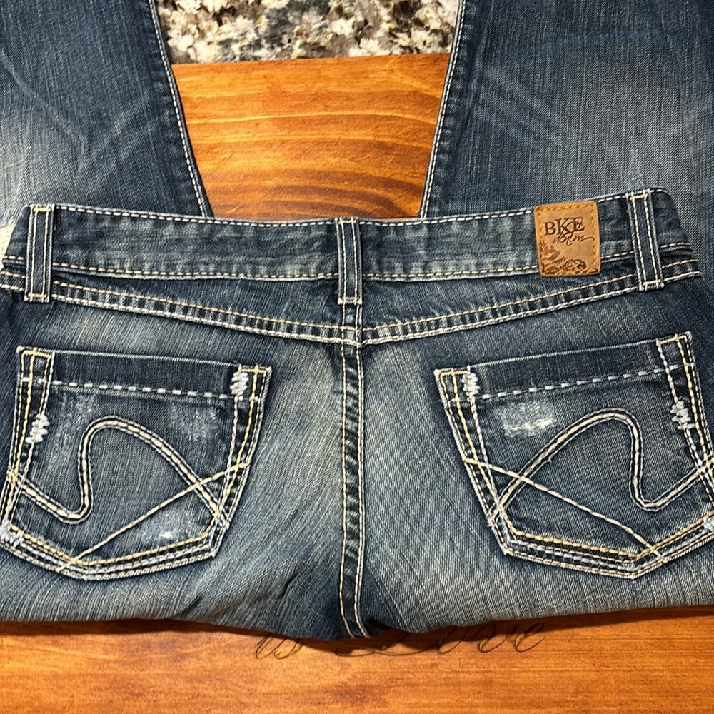 Bke Denim Crop Pants - image 4